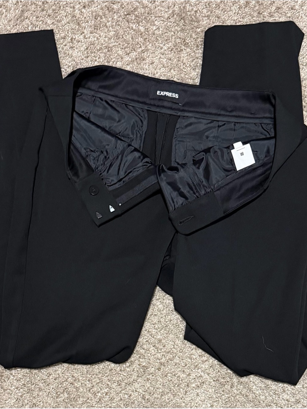 Express Women’s Straight Leg Pants in Black